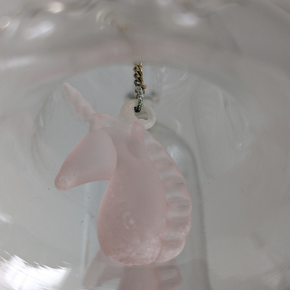 Vintage - Unicorn Glass Bell - Picture 3 of 4